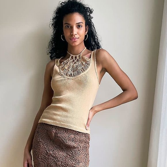 Free People Tops - Free People Cream Tank Top